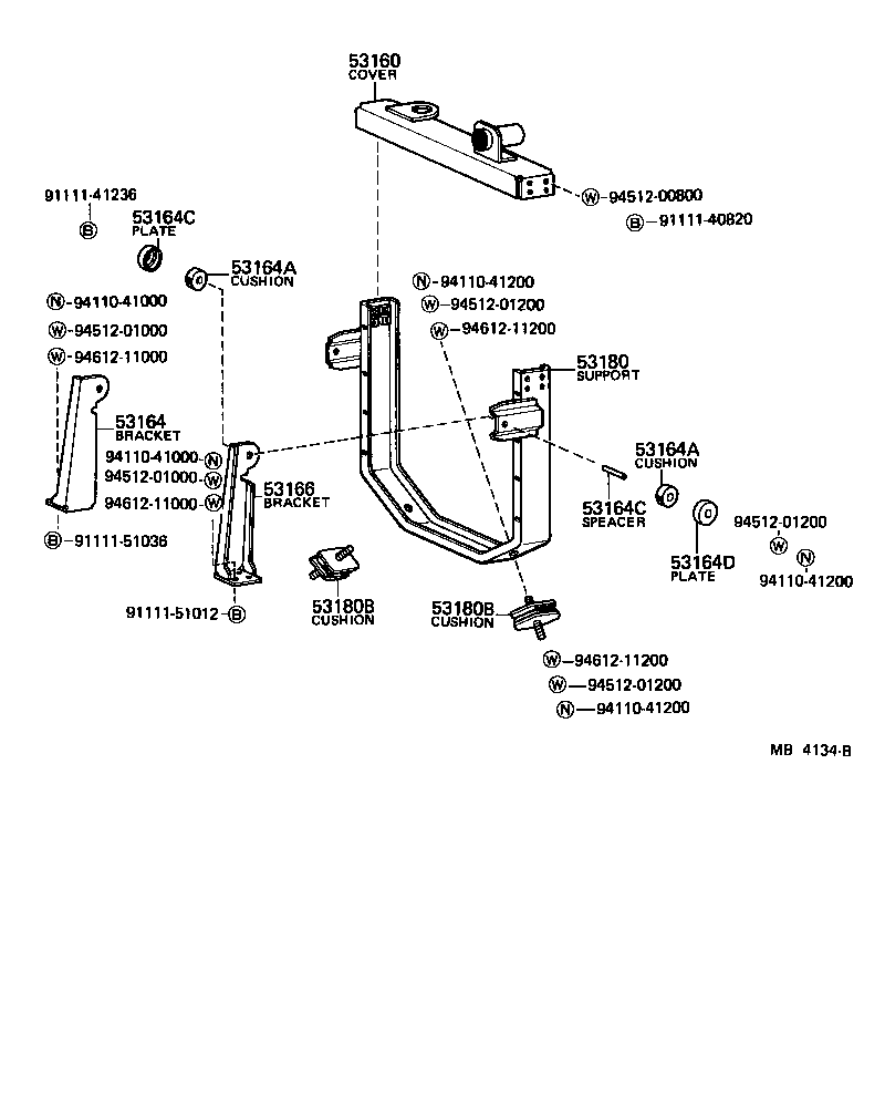 Radiator Support Wind Guide