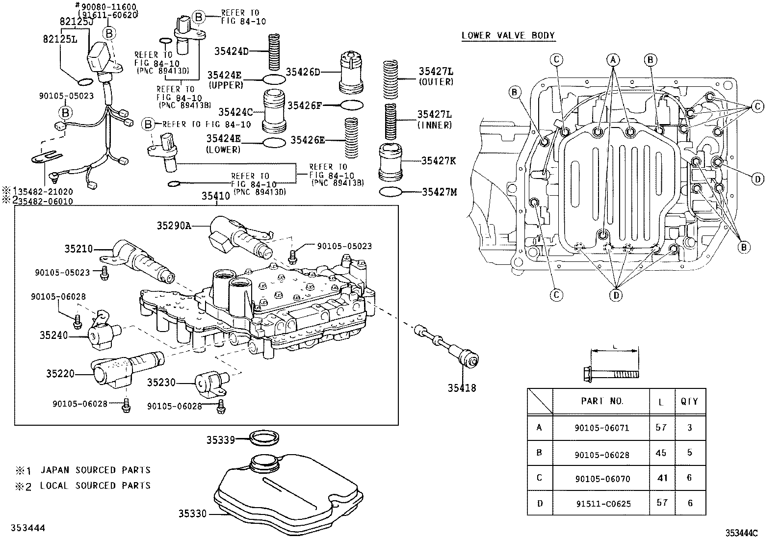 Valve Body Oil Strainer