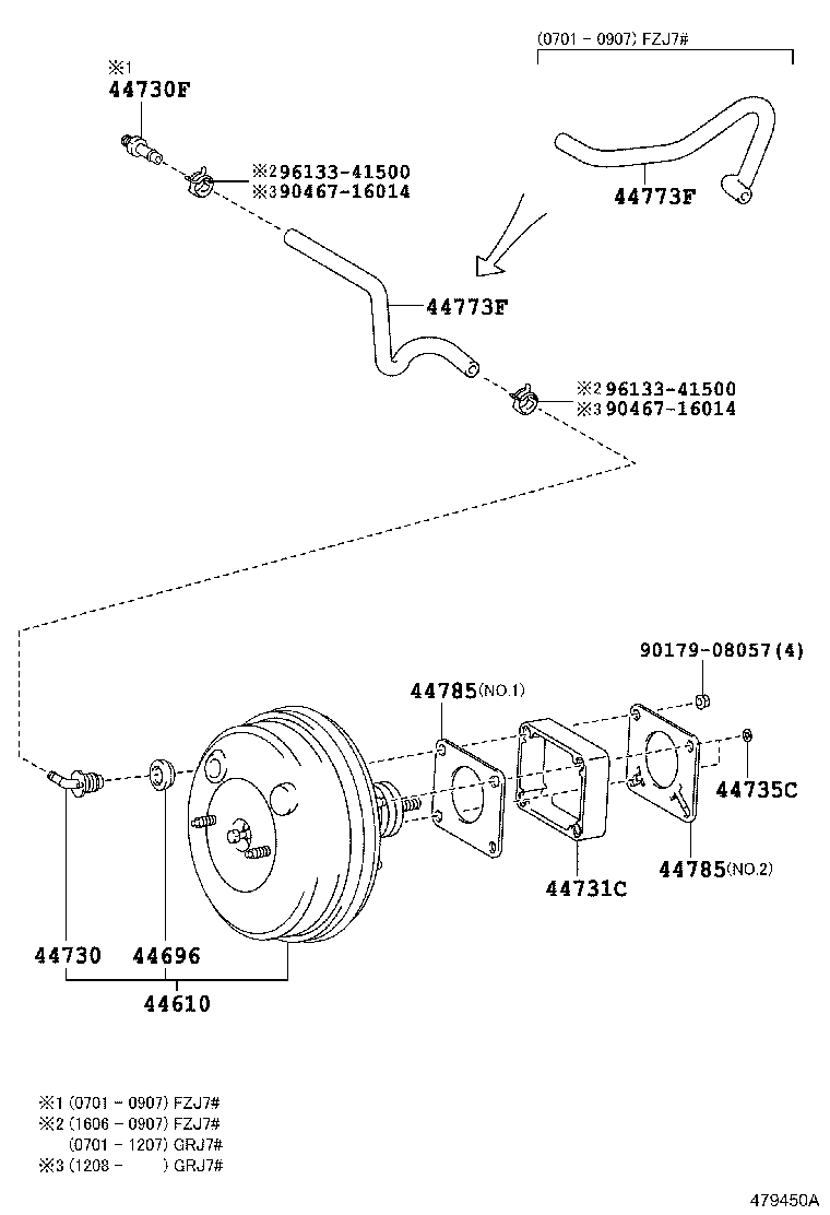 Brake Booster & Vacuum Tube