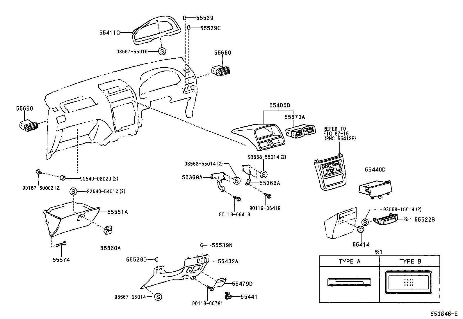 Instrument Panel Glove Compartment
