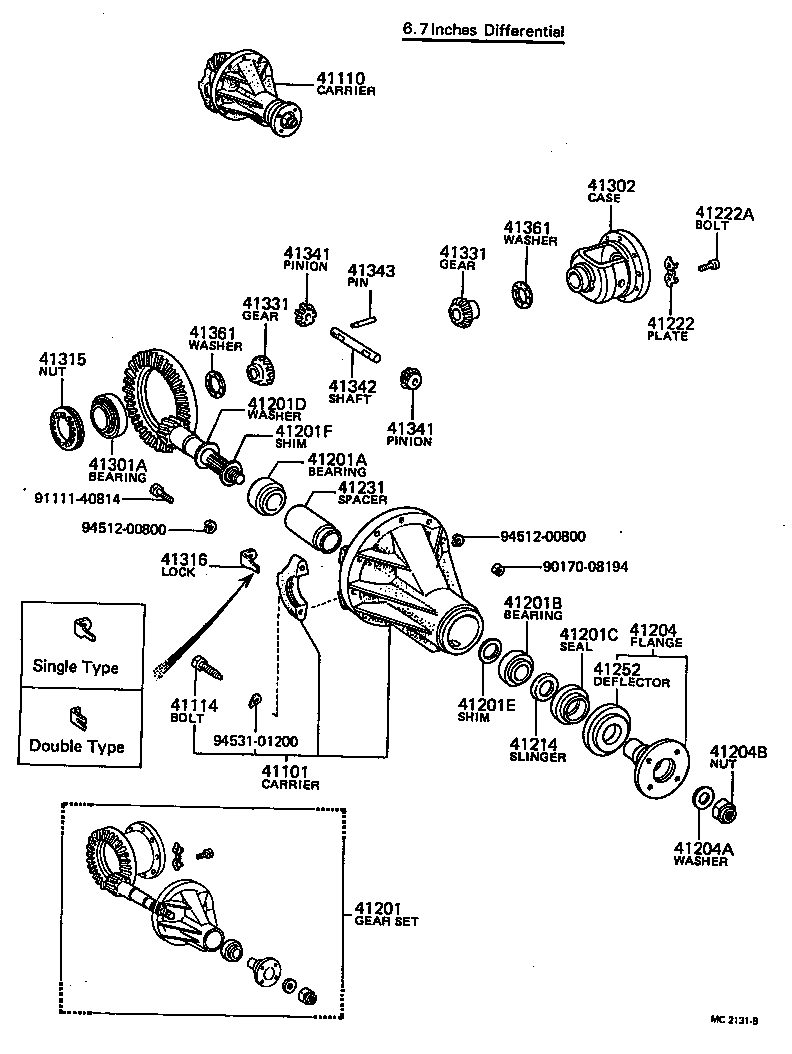 Rear Axle Housing Differential