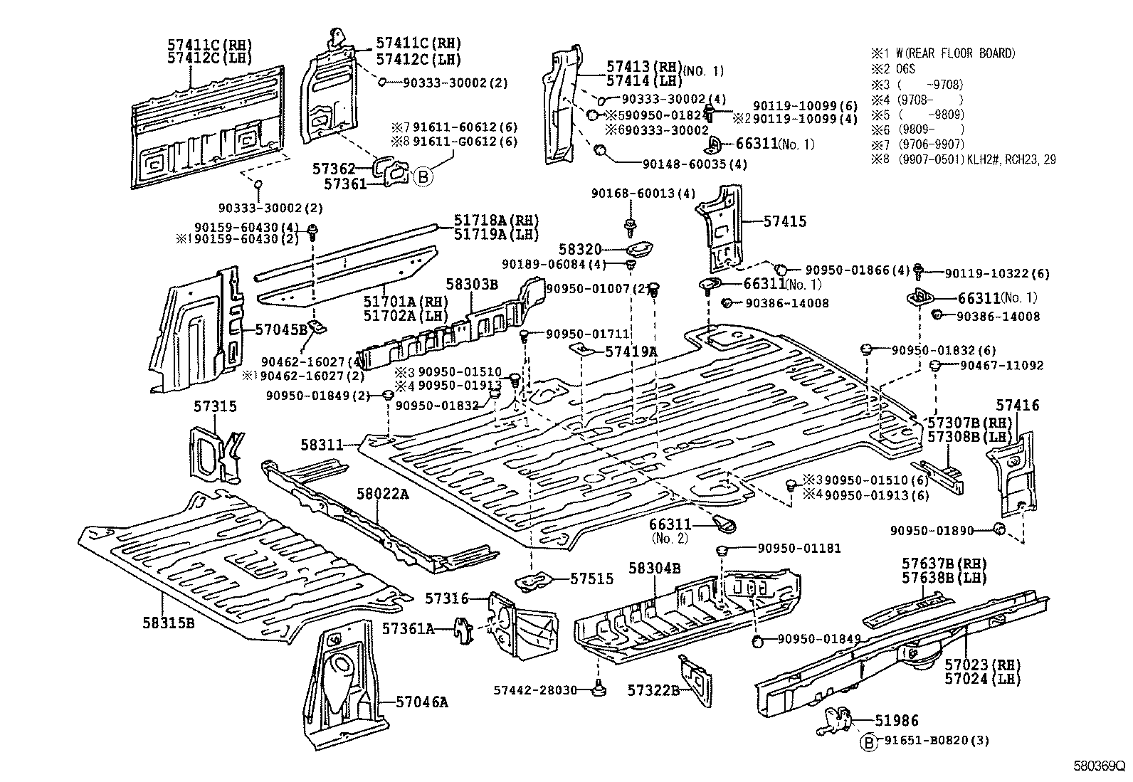 Rear Floor Panel