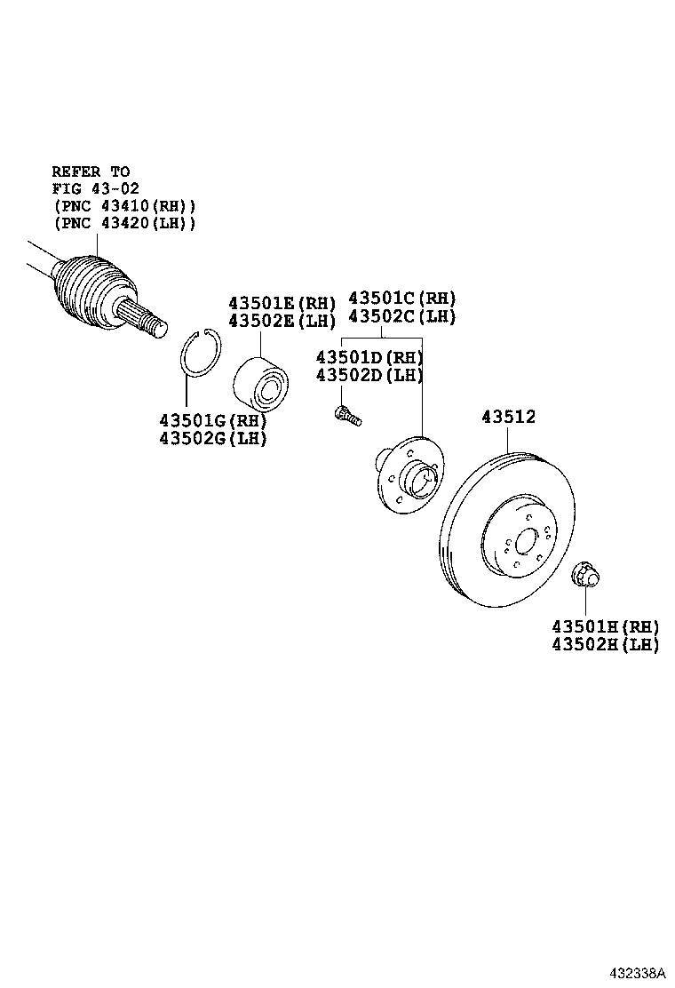 Front Axle Hub