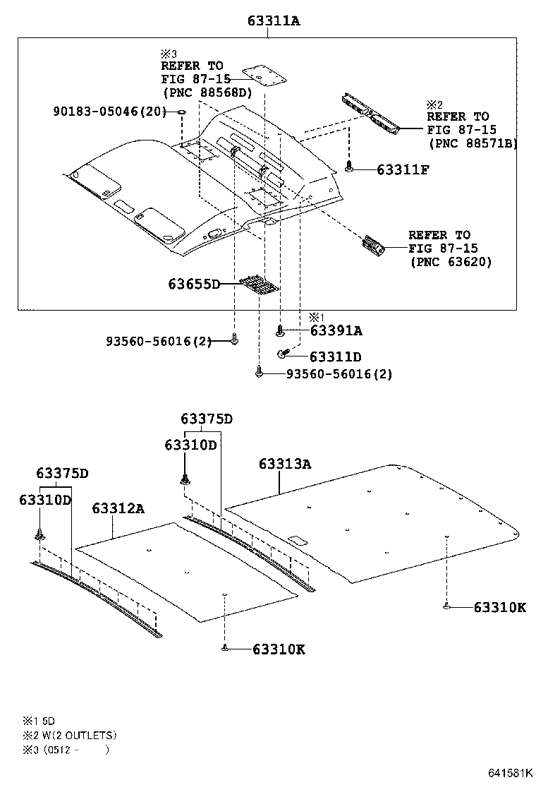 Headlining & Silencer Pad