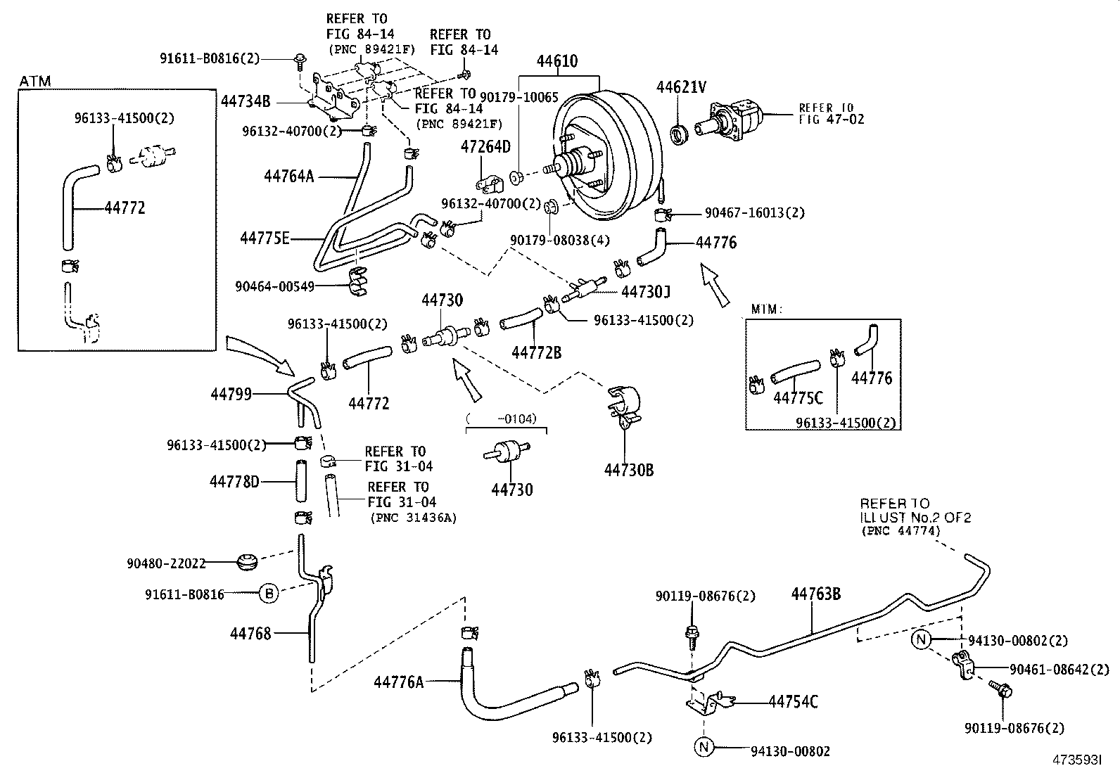 Brake Booster & Vacuum Tube