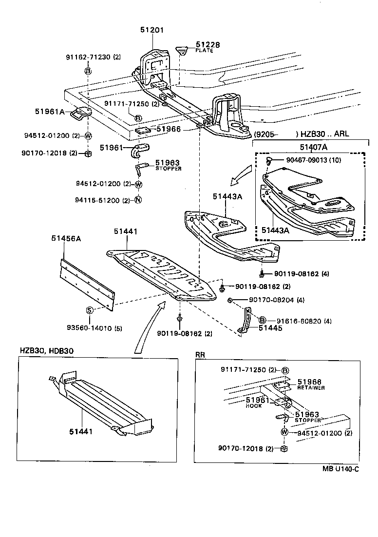 Suspension Crossmember & Under Cover