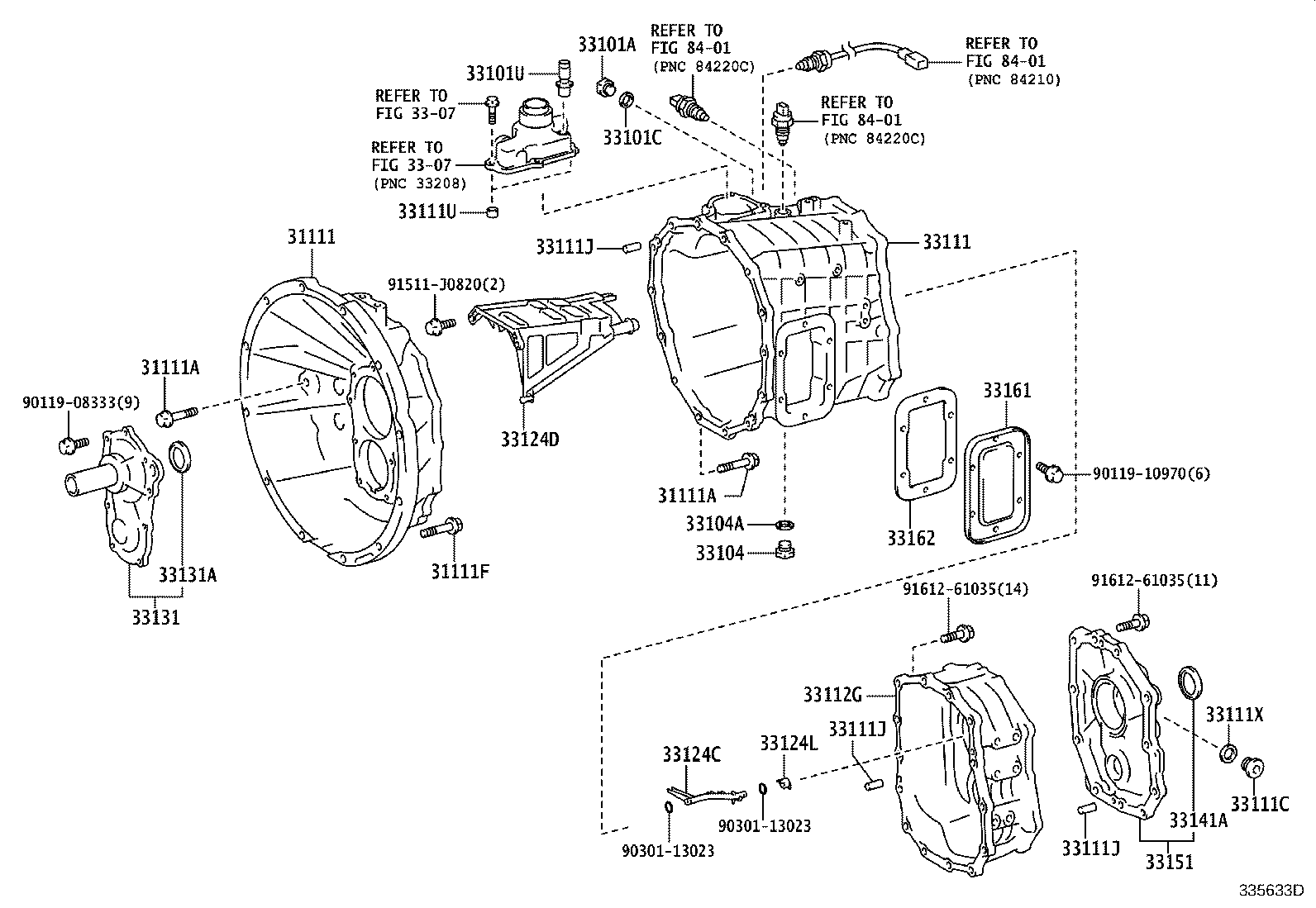 Clutch Housing + Transmission Case