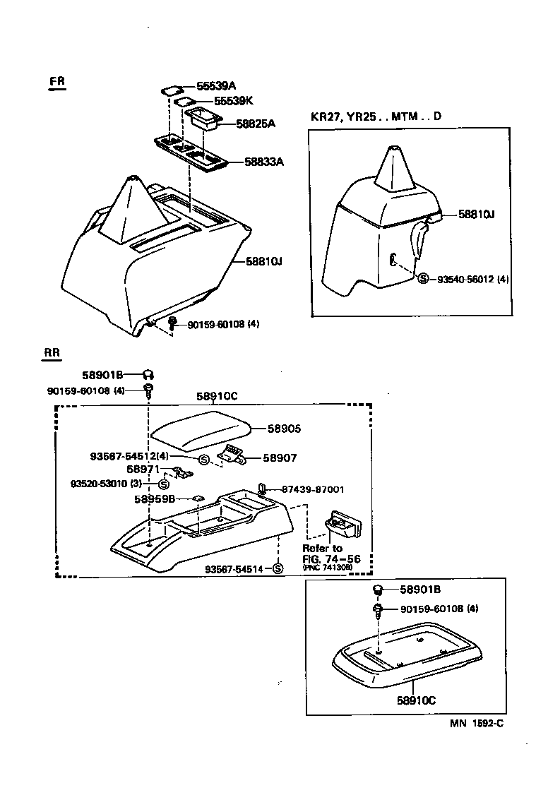 Console Box & Bracket
