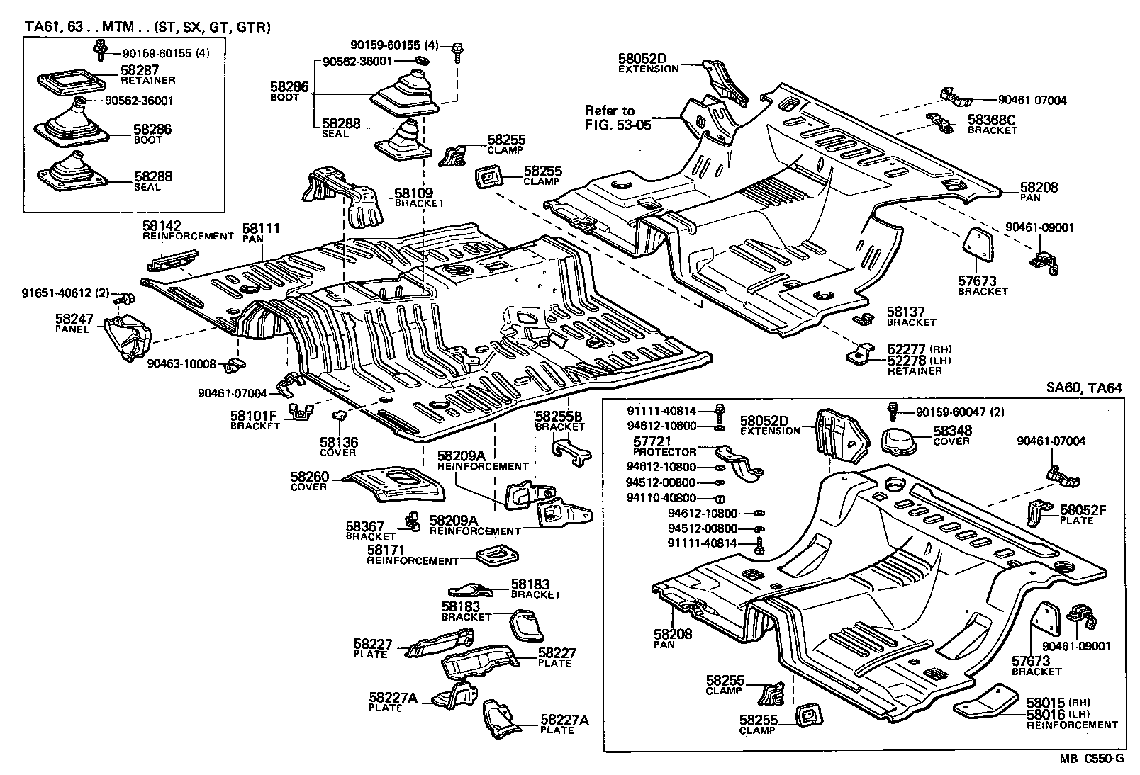 Floor Pan & Lower Back Panel