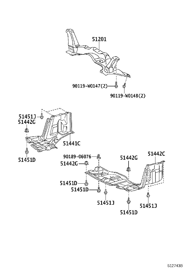 Suspension Crossmember & Under Cover