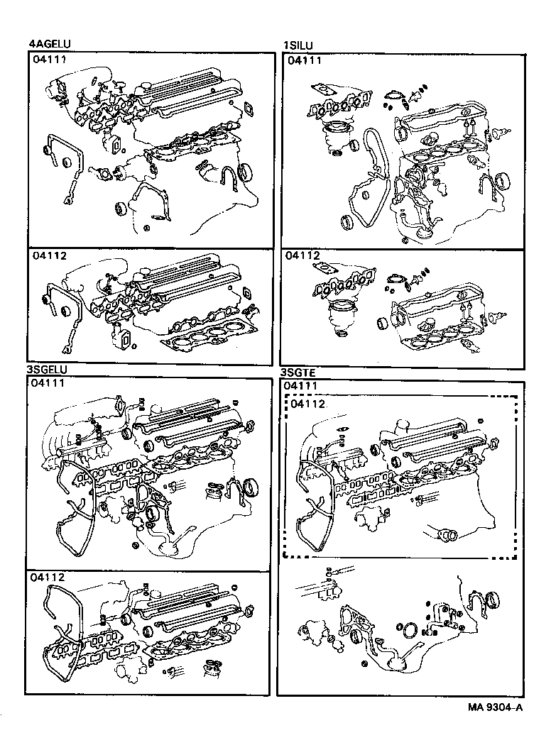 Engine Overhaul Gasket Kit