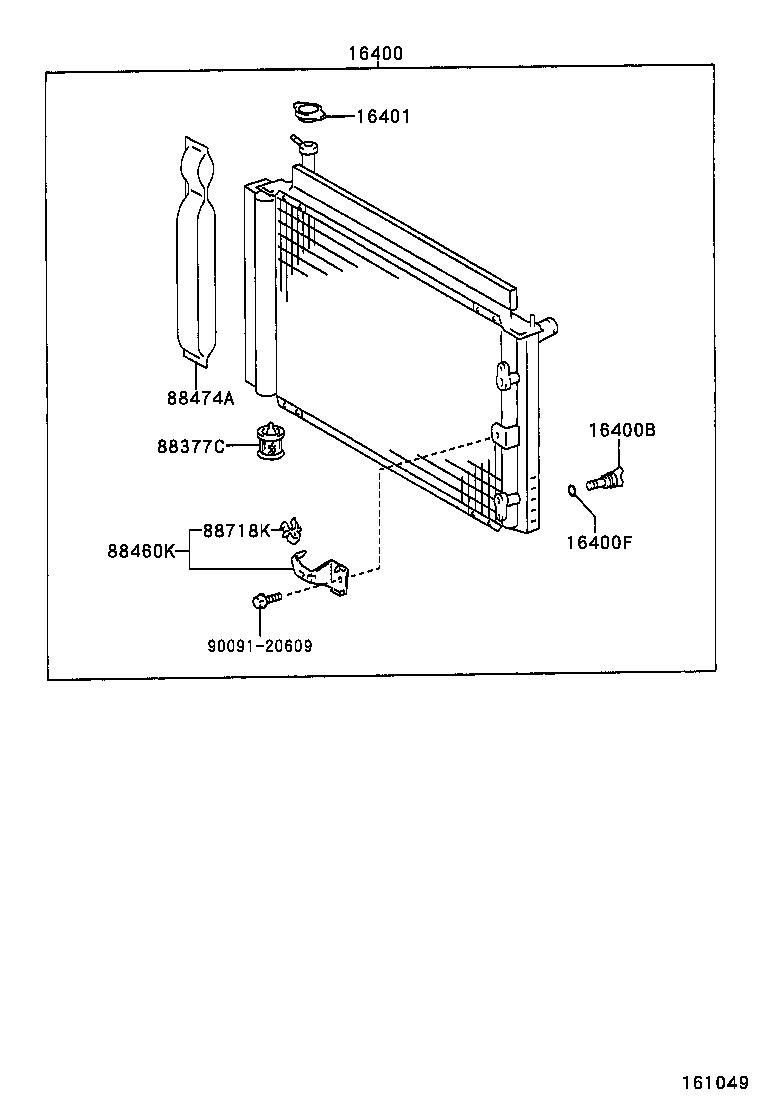 Radiator Water Outlet