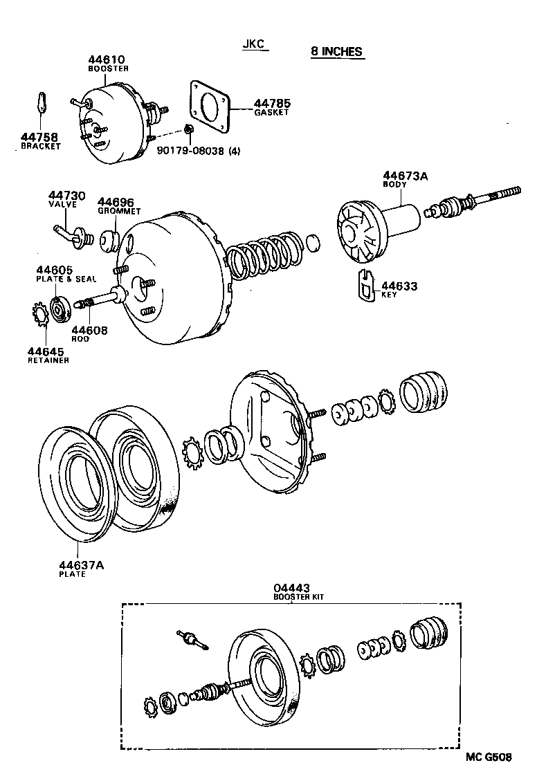 Brake Booster & Vacuum Tube