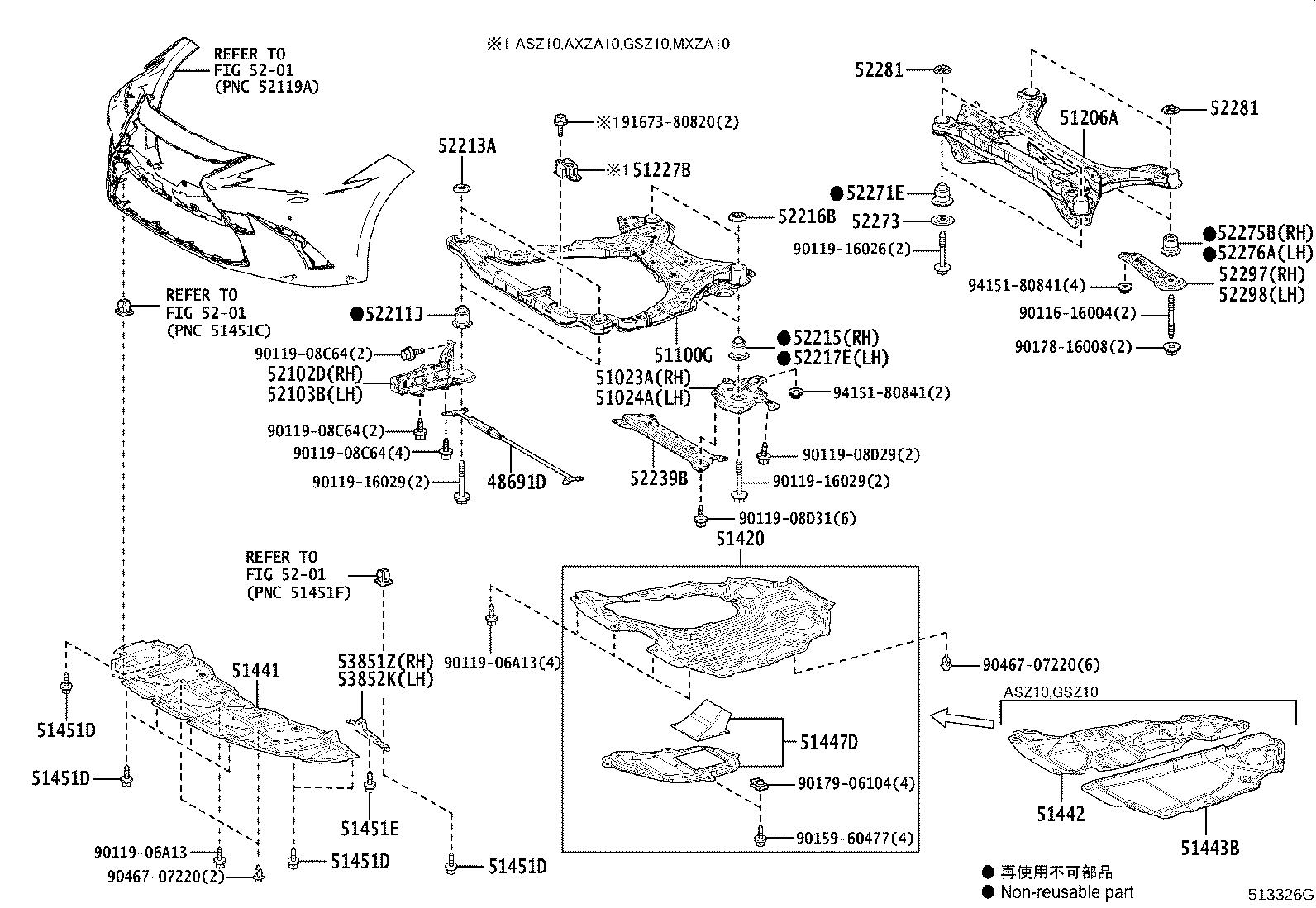 Suspension Crossmember & Under Cover