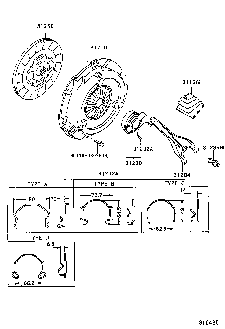 Clutch & Release Fork