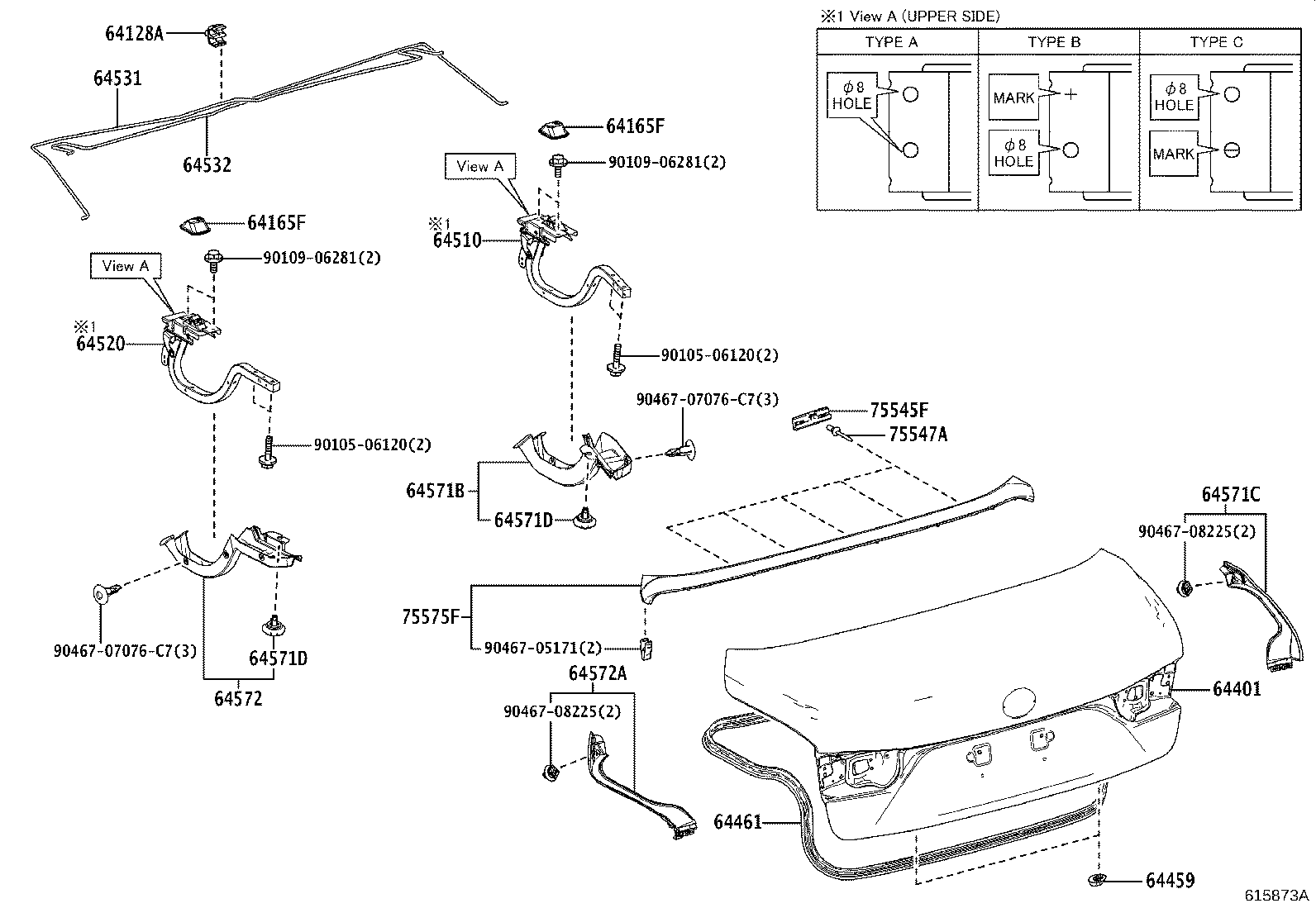 Luggage Compartment Door & Lock