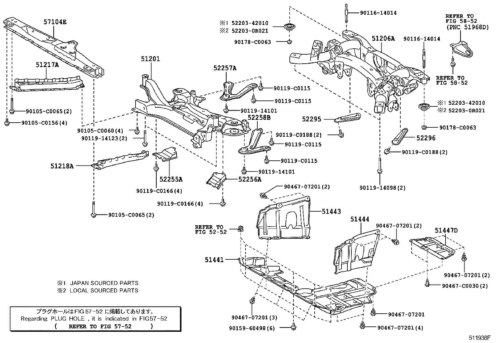 Suspension Crossmember & Under Cover