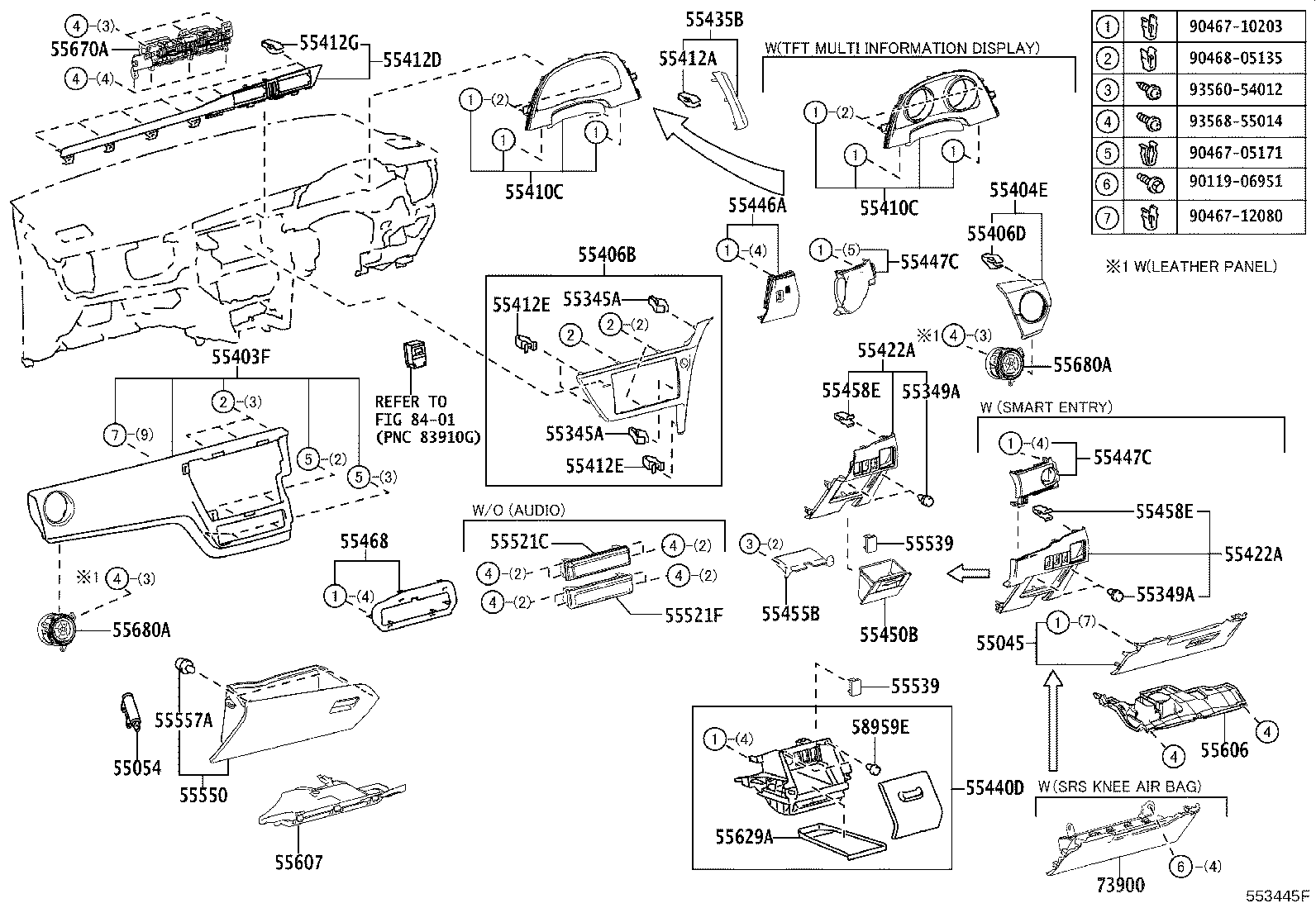 Instrument Panel Glove Compartment