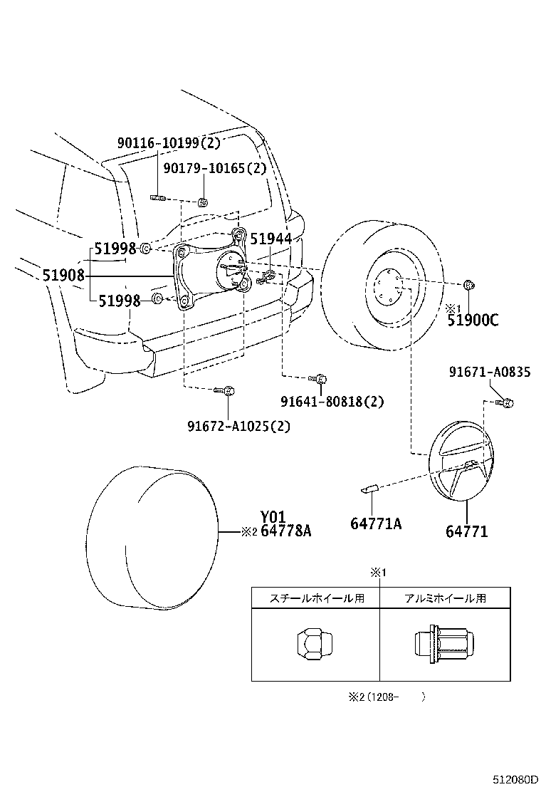 Spare Wheel Carrier