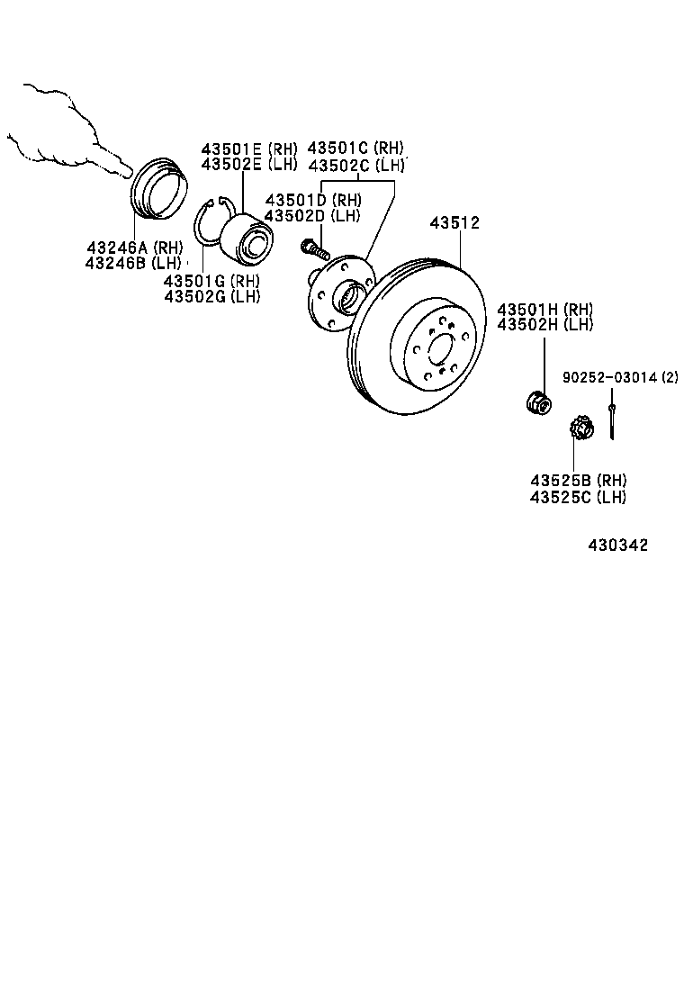 Front Axle Hub