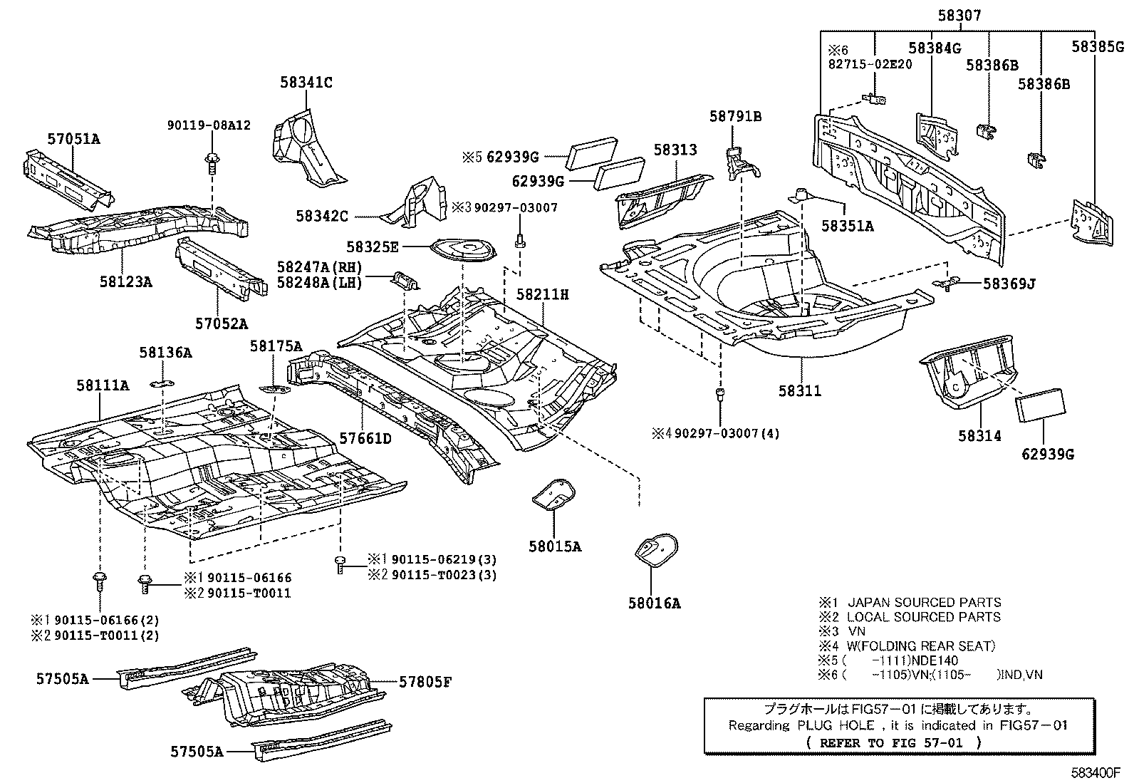 Floor Pan & Lower Back Panel