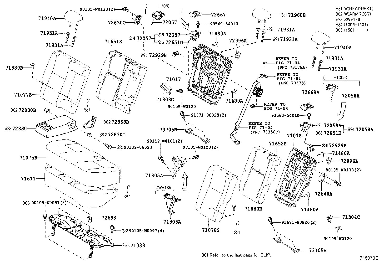 Rear Seat & Seat Track