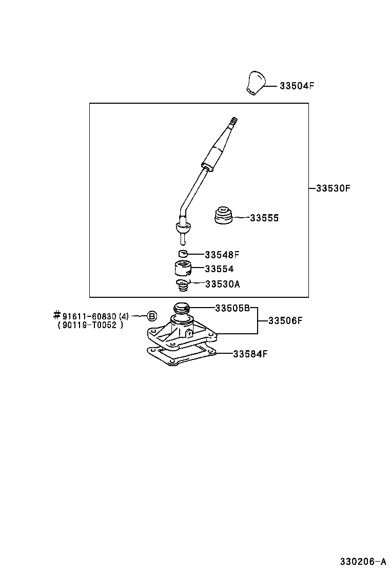 Shift Lever & Retainer