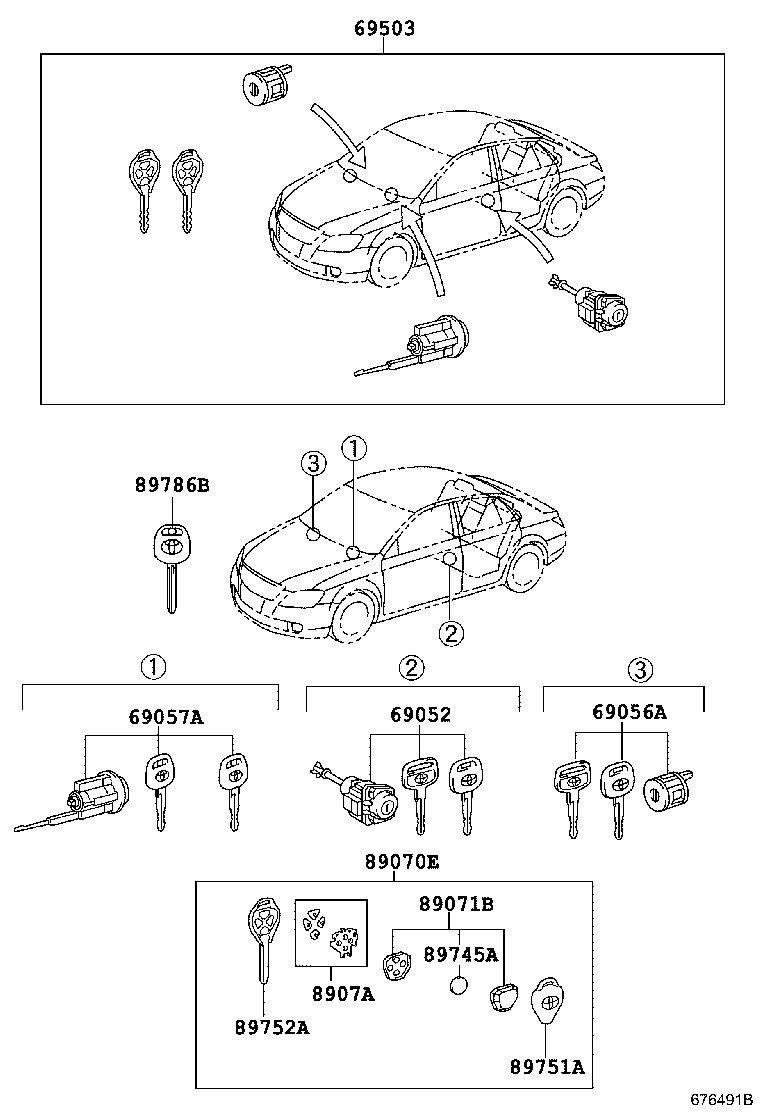 Lock Cylinder Set