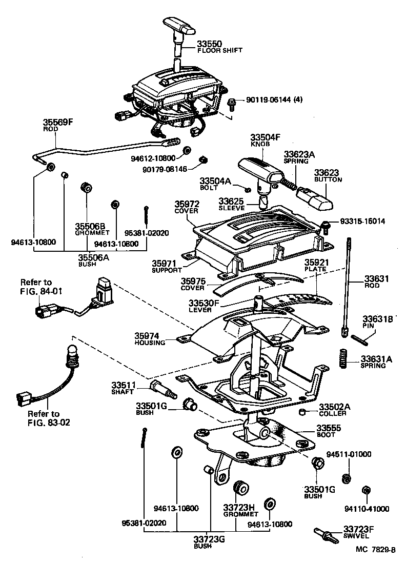 Shift Lever & Retainer