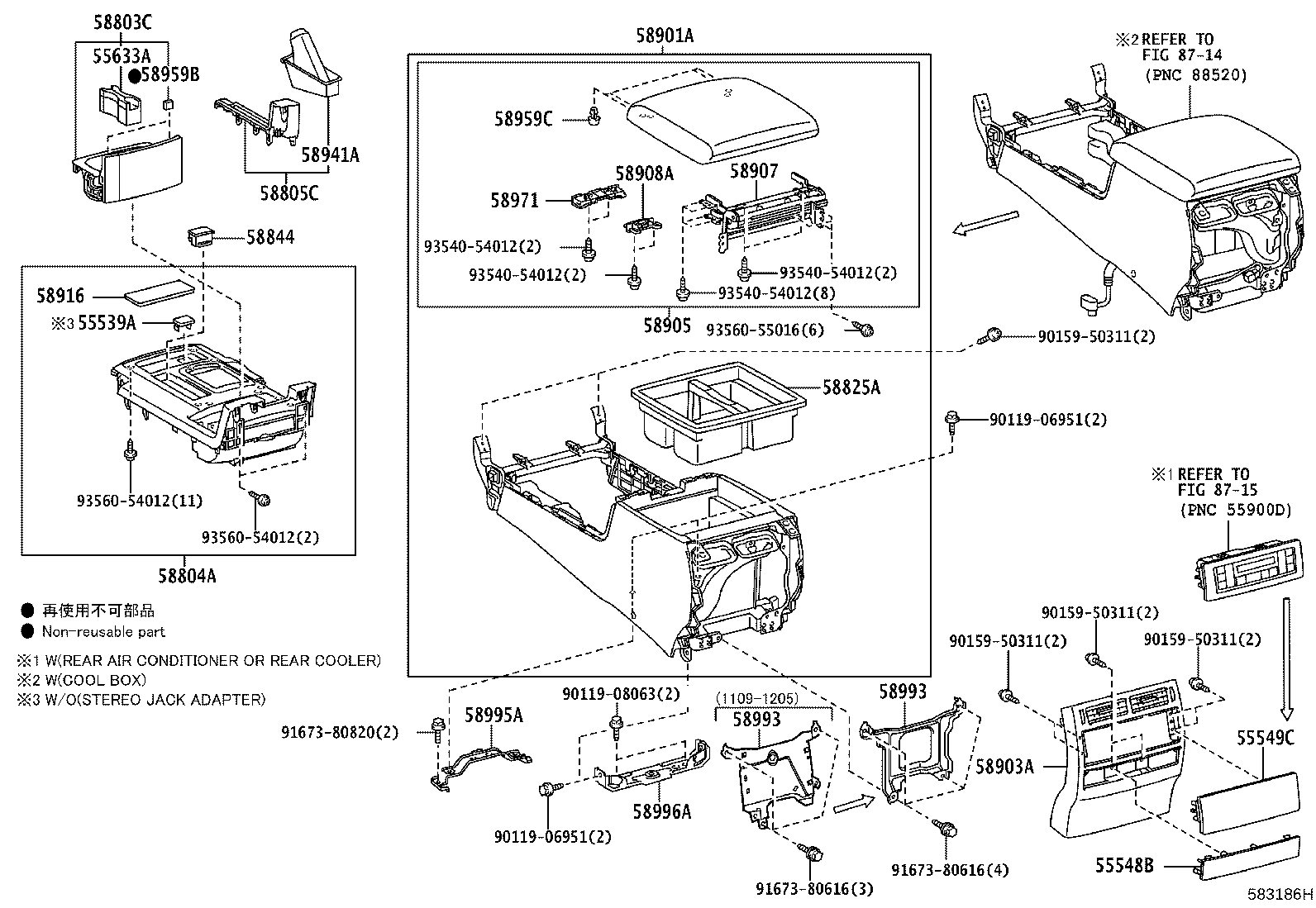 Caja y soporte de consola