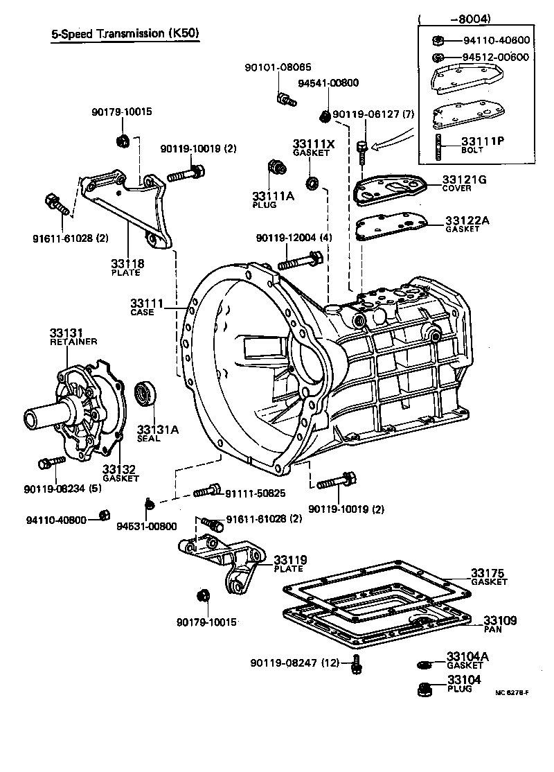 Clutch Housing + Transmission Case