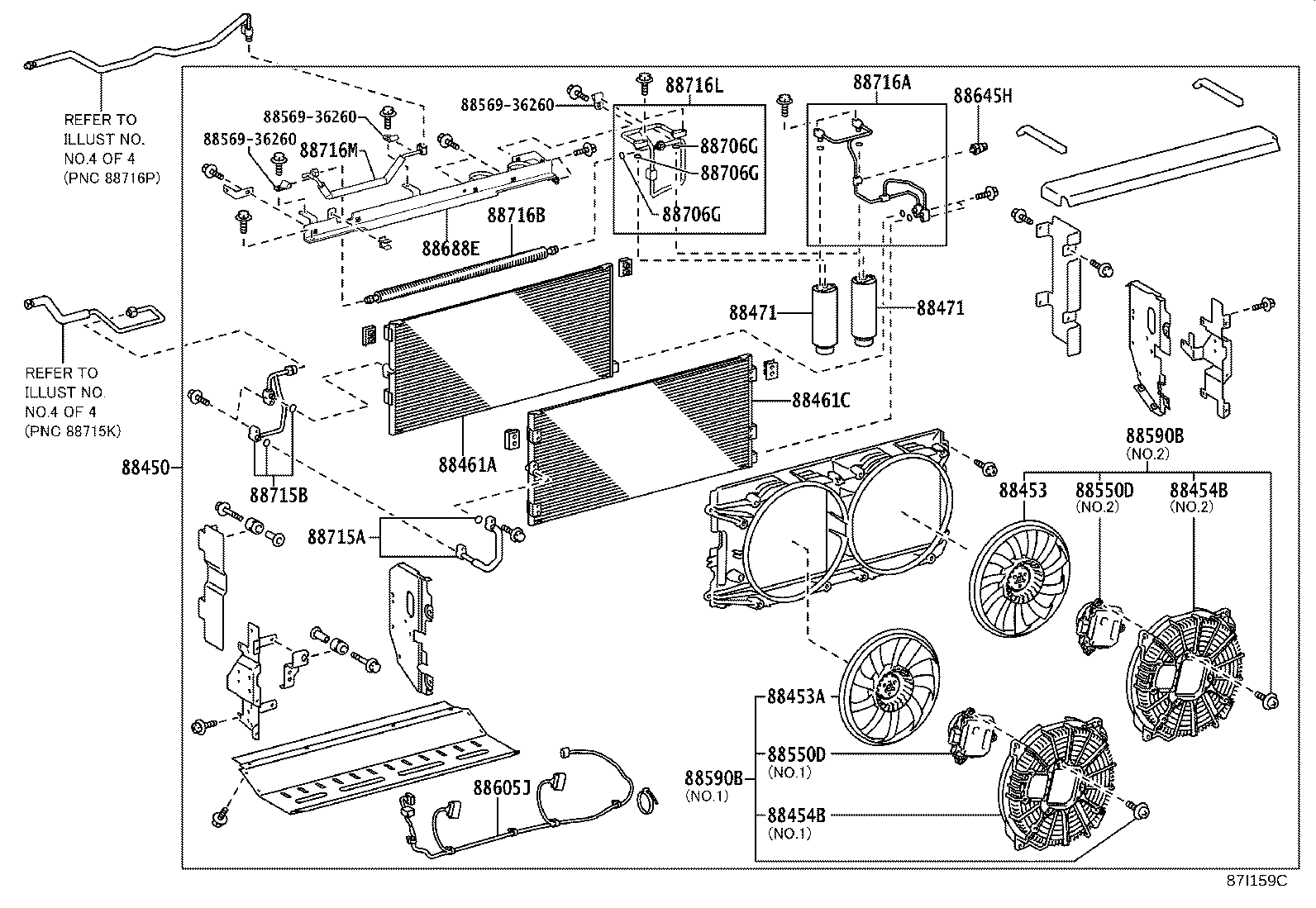 88715-36740 Pipe, Cooler Refrigerant Discharge, A Toyota | YoshiParts