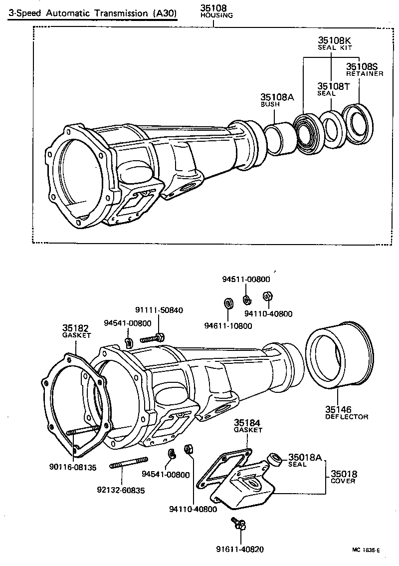 Extension Housing