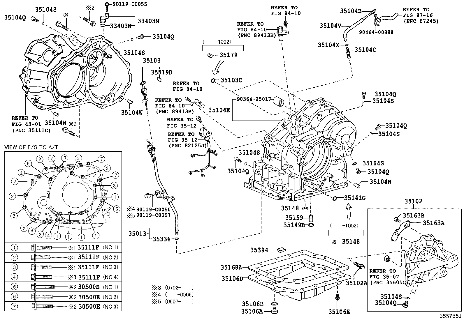 Transmission Case & Oil Pan