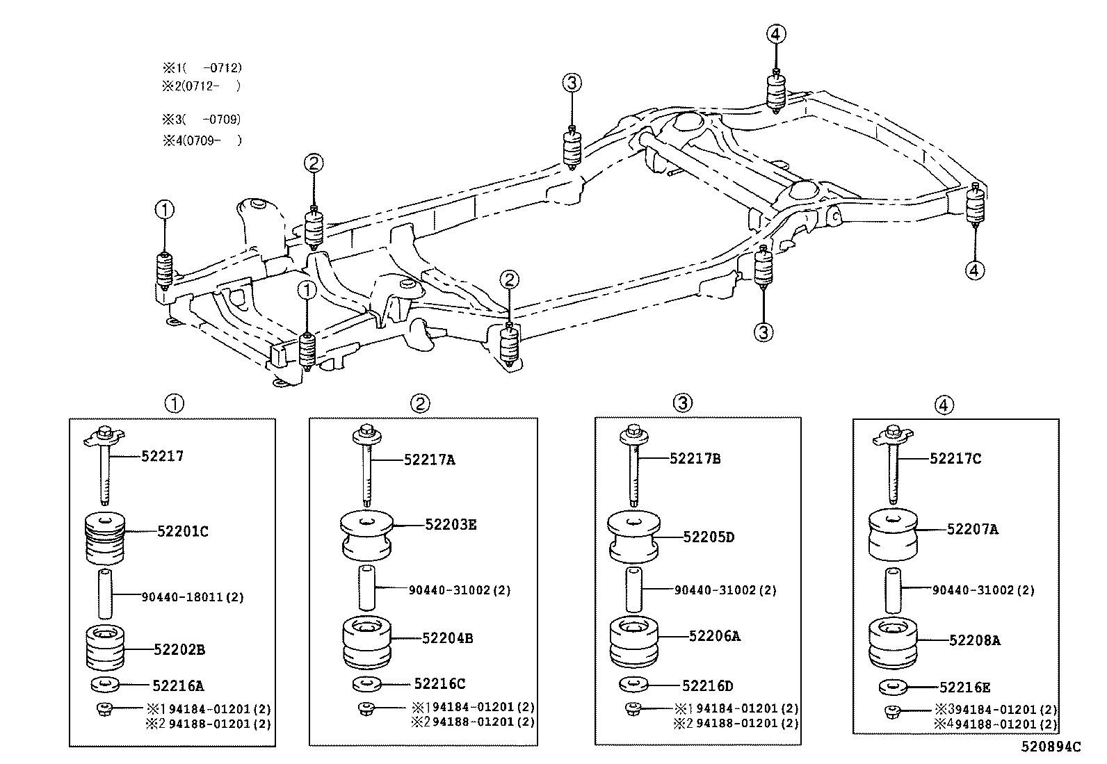 Cab Mounting & Body Mounting