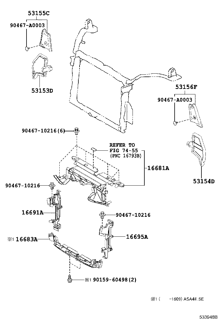 Front Fender Apron Dash Panel