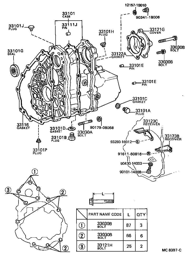 Carcasa de embrague + caja de transmisión