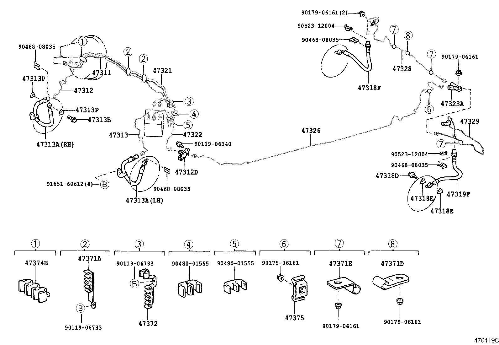 Brake Tube Clamp