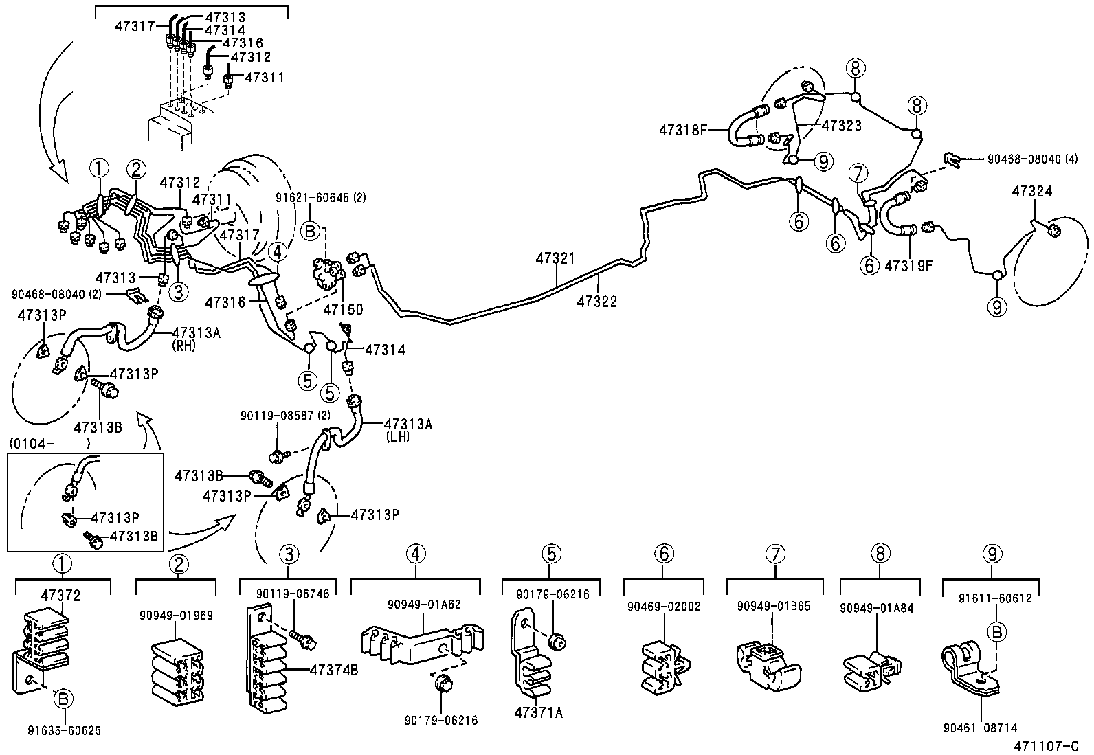 Brake Tube Clamp