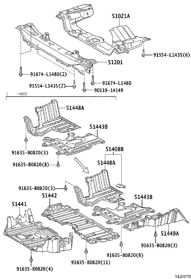 Suspension Crossmember & Under Cover