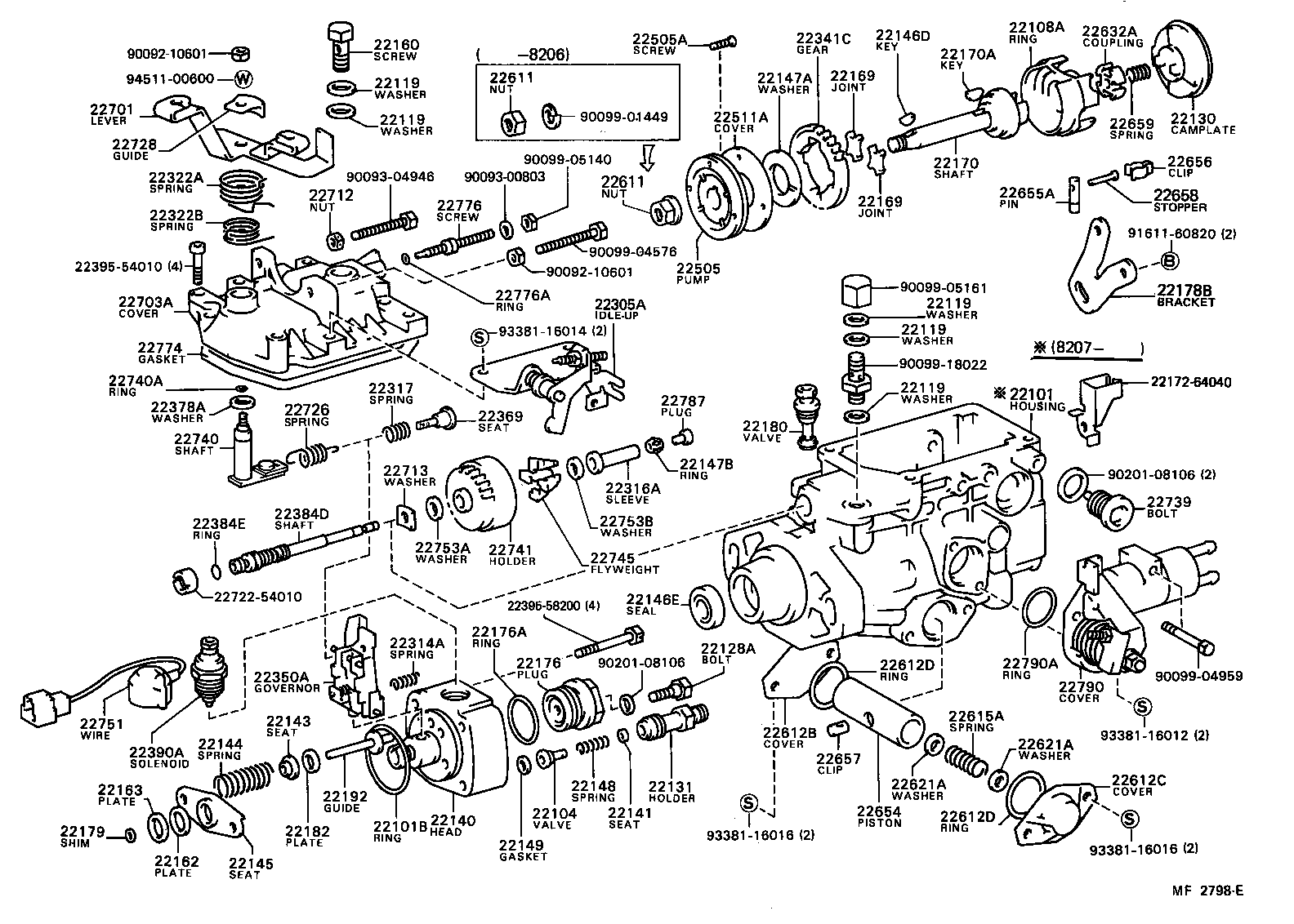 Injection Pump Body