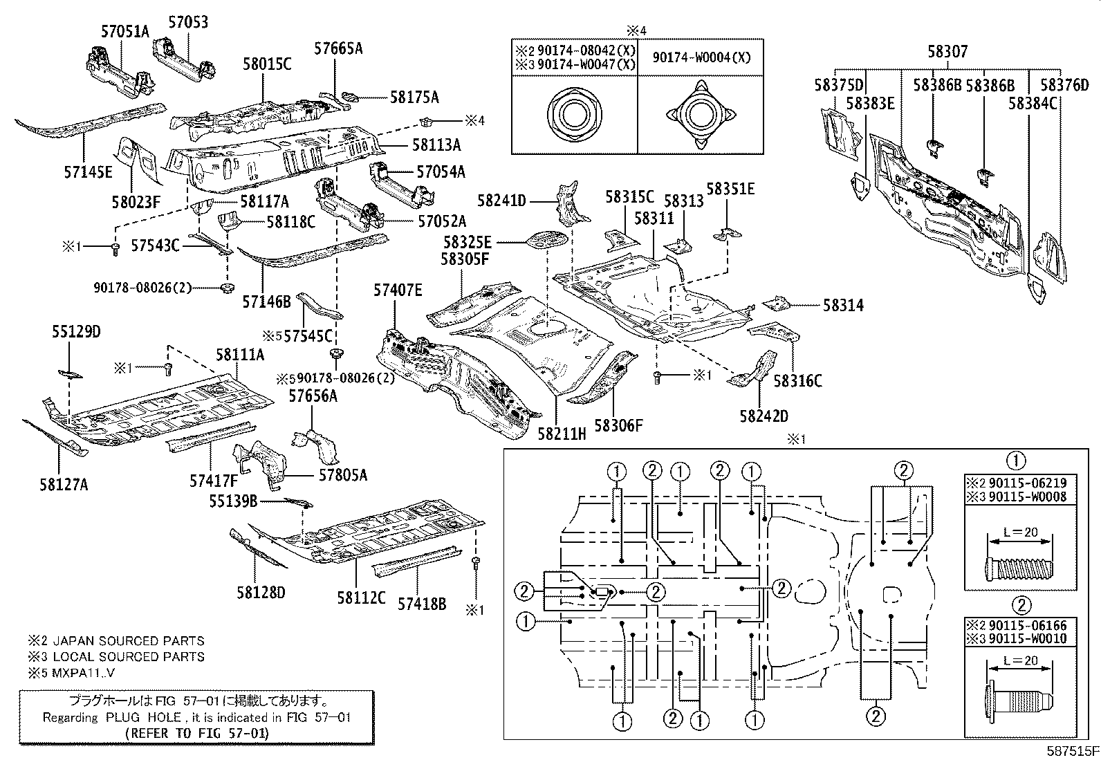 Floor Pan & Lower Back Panel