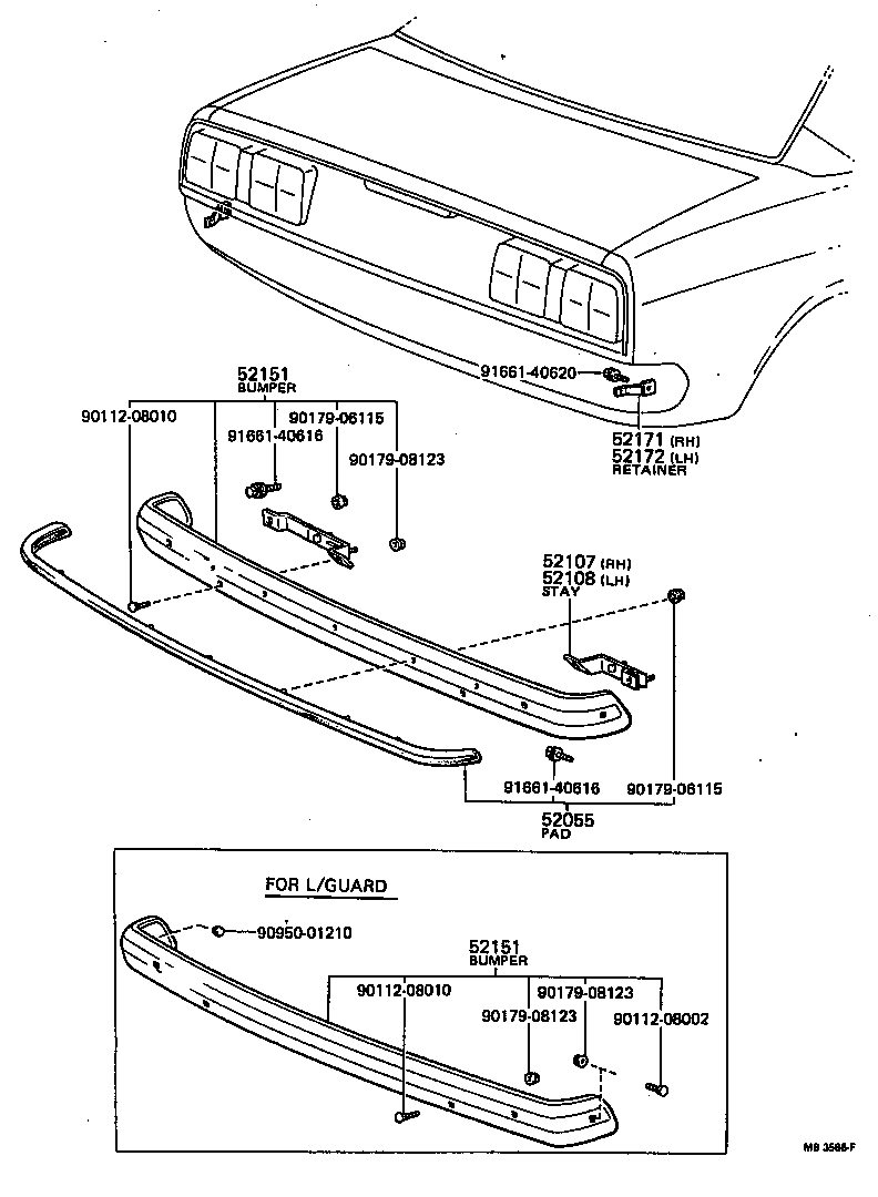 Rear Bumper & Bumper Stay