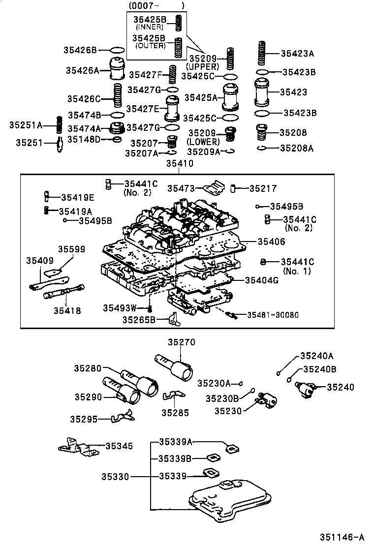 Valve Body Oil Strainer