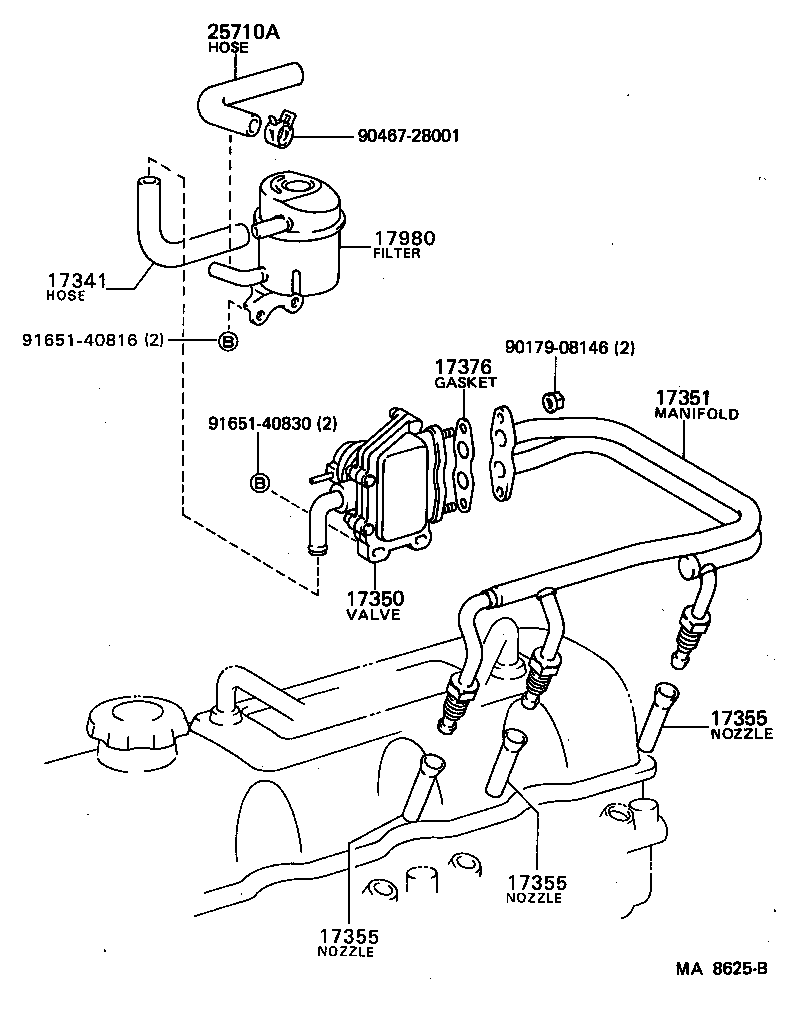Sistema de inyección de aire múltiple
