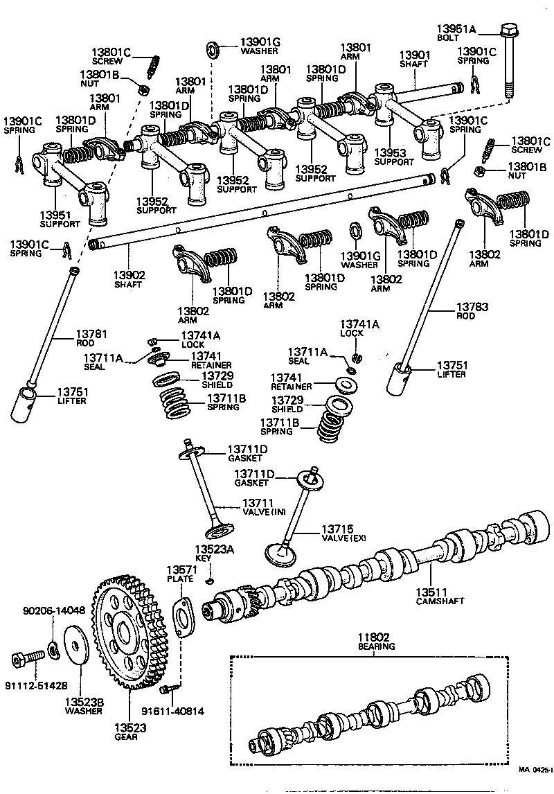 Camshaft & Valve