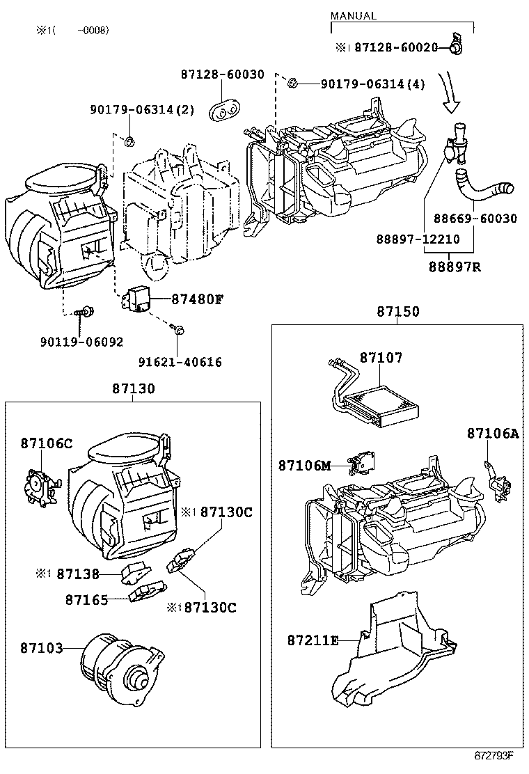 Heating Air Conditioning Heater Unit Blower