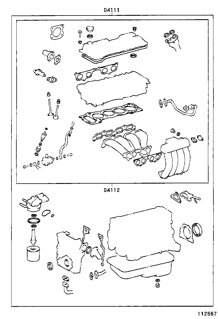 Engine Overhaul Gasket Kit
