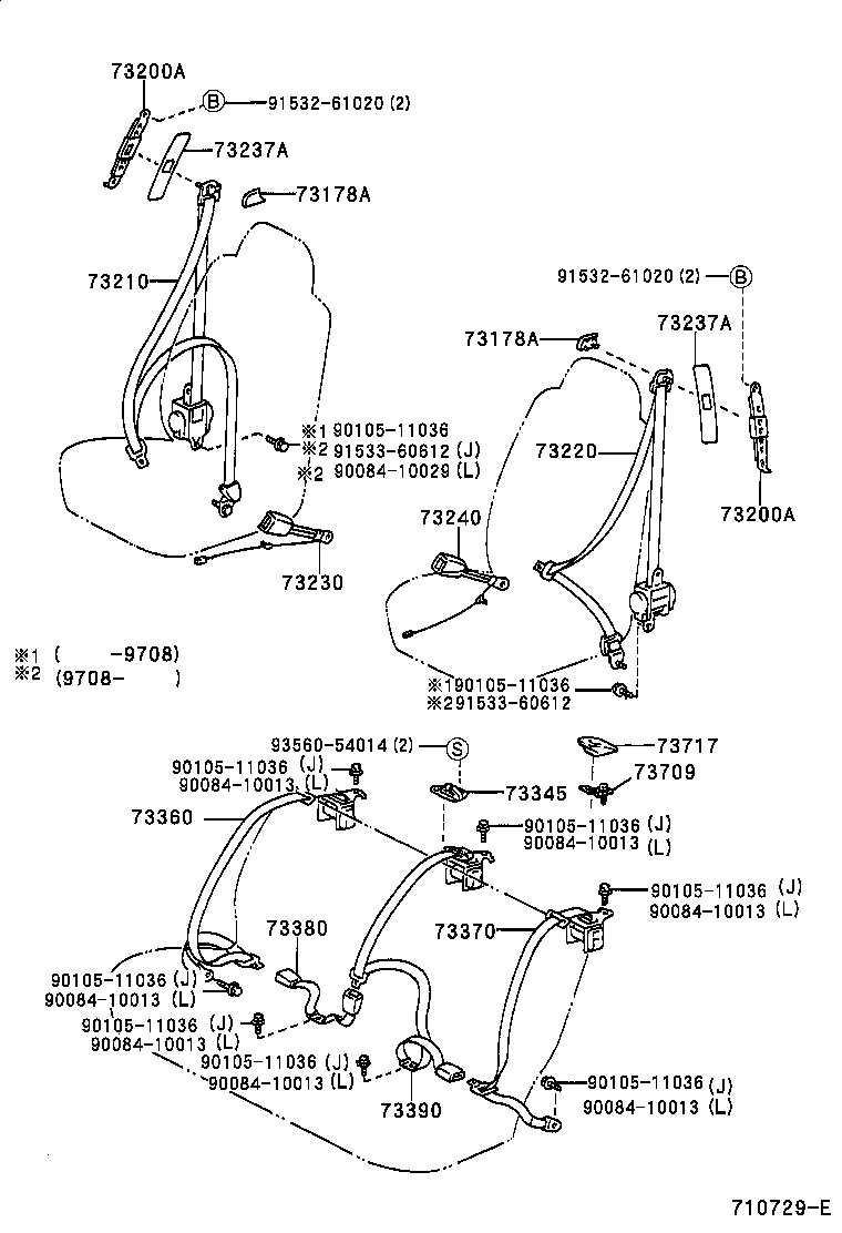 Seat Belt, Child Restraint Seat