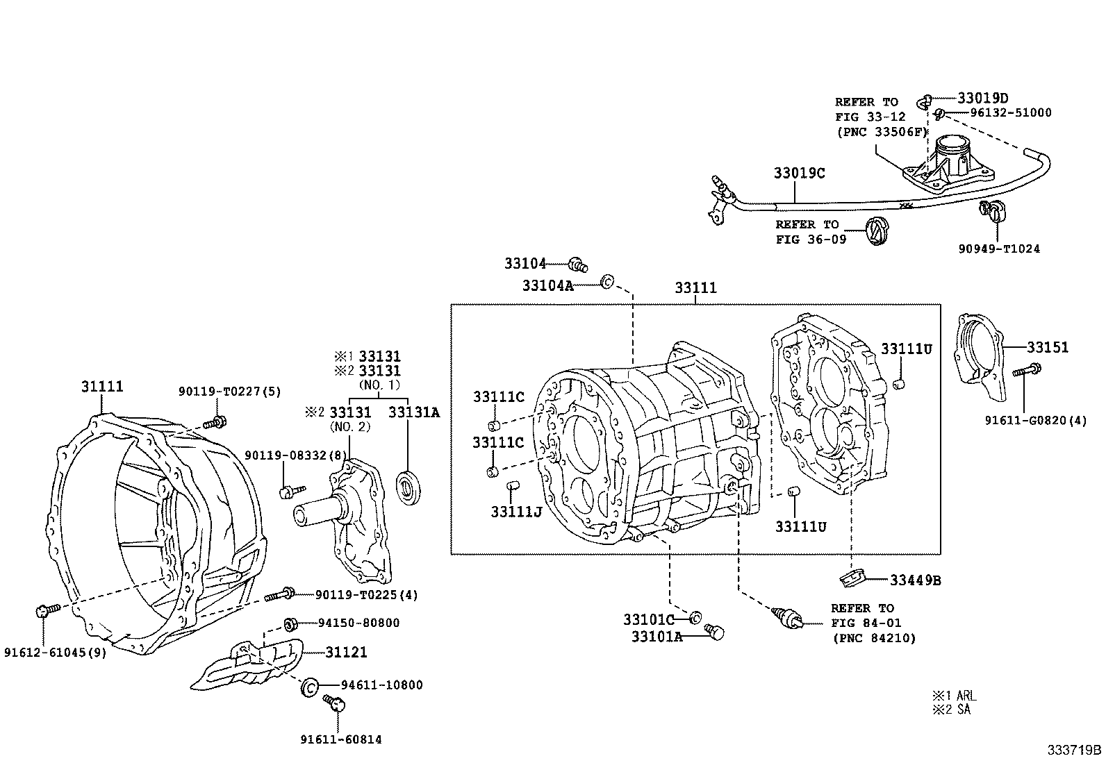 Clutch Housing + Transmission Case